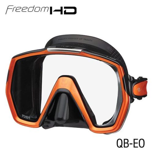 masque freedom HD noir/orange