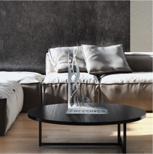 Décoration sur pied "L'Apnéiste"