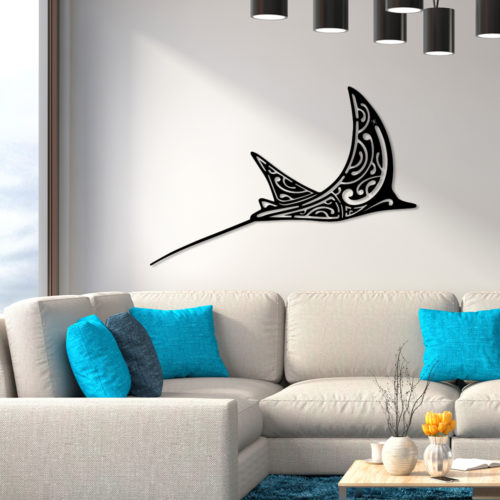 Décoration murale acier "La Raie Aigle"