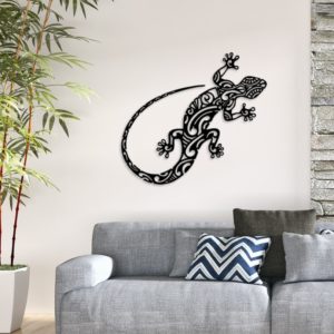 Décoration murale acier "Salamandre"