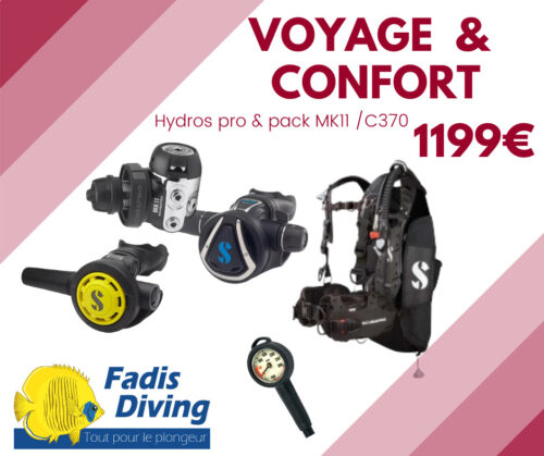 pack voyage & Confort fadis diving