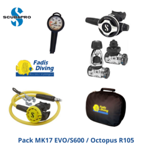 PACK MK17 EVO/S600/R105 OCTOPUS SCUBAPRO