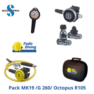 PACK MK19 EVO/G260/ OCTOPUS R105 SCUBAPRO