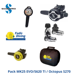 PACK MK25 EVO/ S620 TI /OCTOPUS S 270 SCUBAPRO